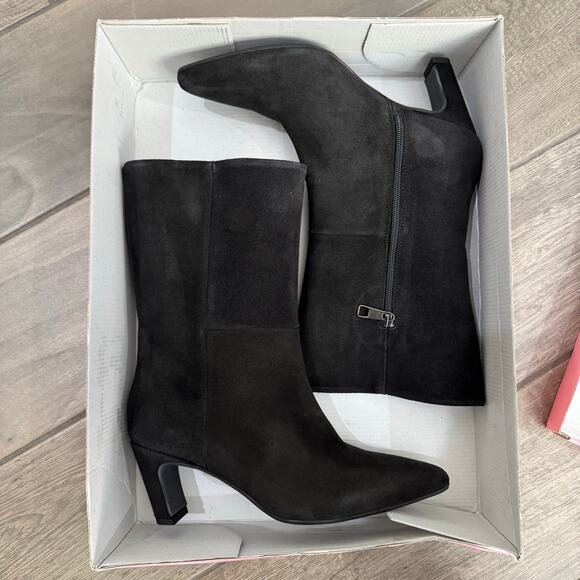 Intentionally Blank Thalia Black Suede Boots EU 40 Preloved - Picture 10 of 12